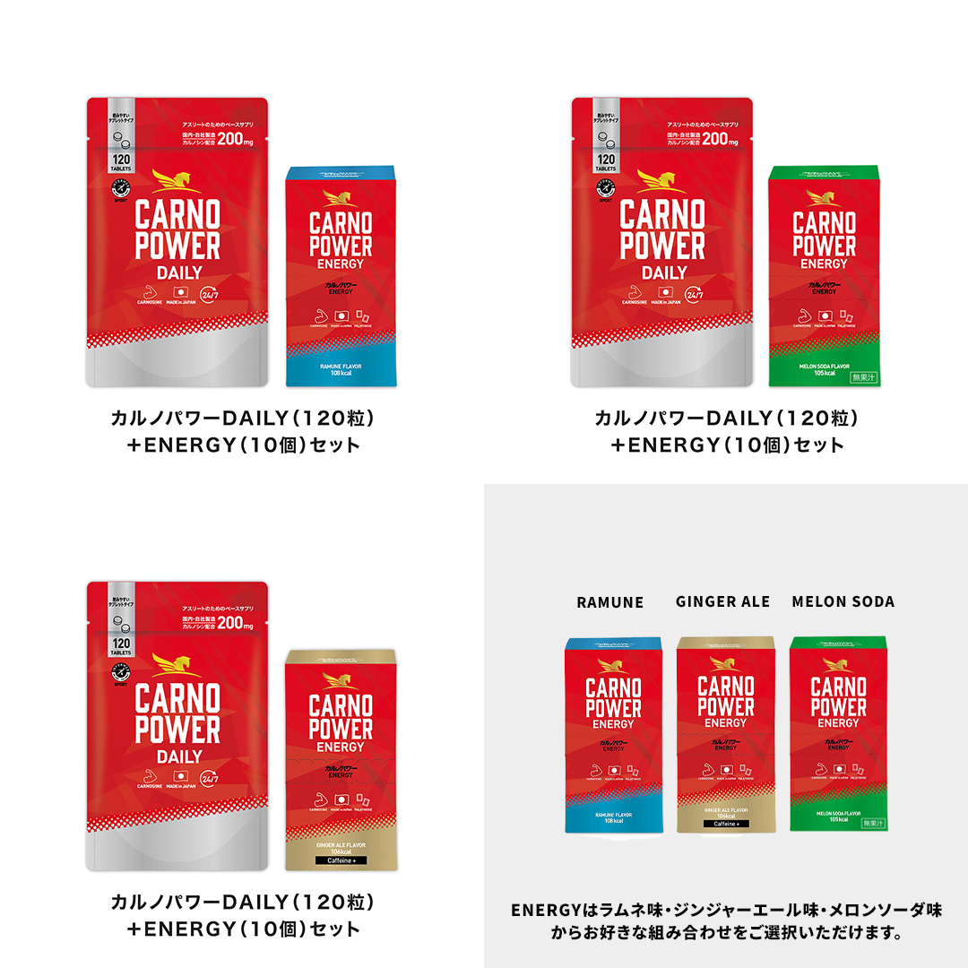 カルノパワーリチャージセット 味: ラムネ味