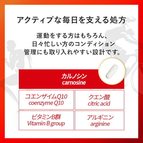 送料無料【定期】カルノパワーDAILY（120粒）※初回1,980円