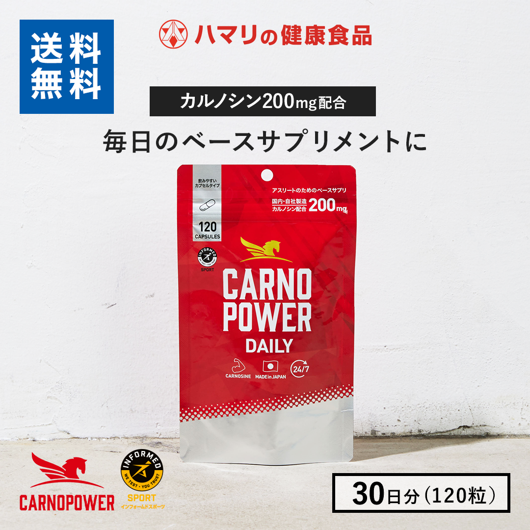 【seipyon】カルノパワー120粒×2個 カルノパワーDAILY（120粒）｜ハマリの健康食品