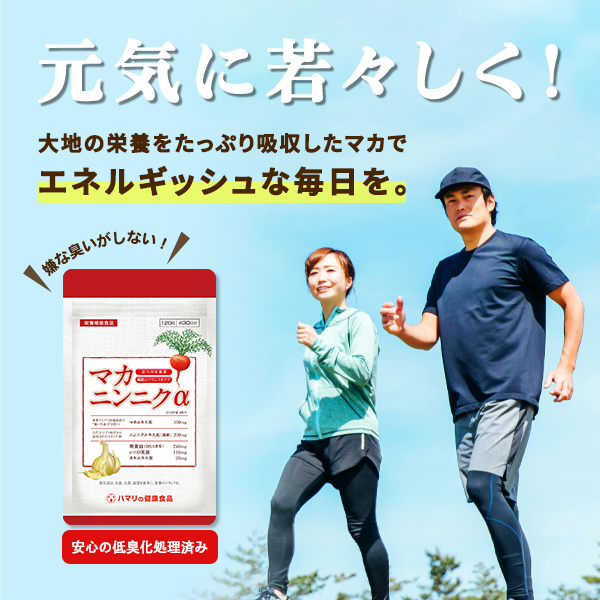 【一括割引】マカ・ニンニクα （120粒）