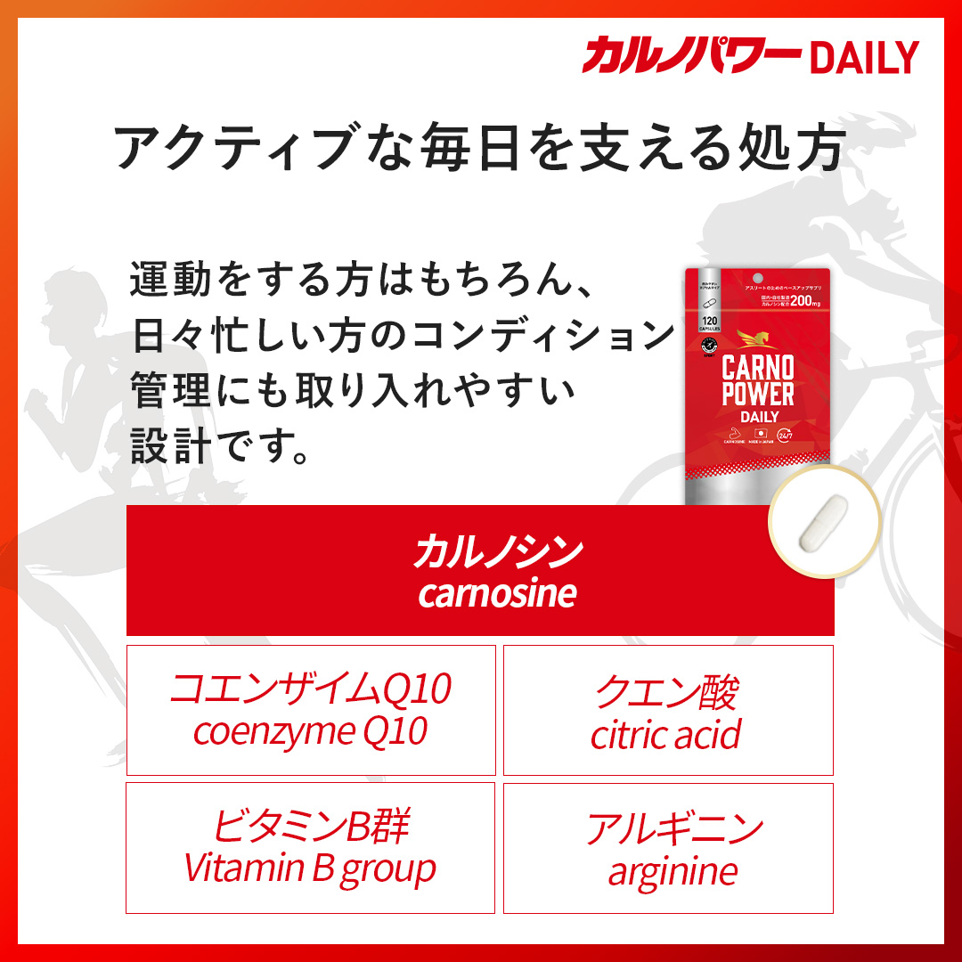 カルノパワーDAILY（120粒）＋STICK（7本）セット