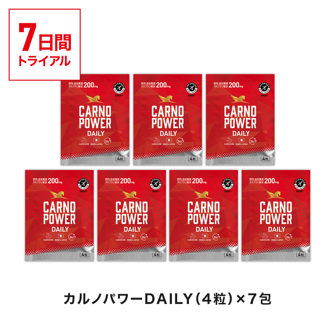 カルノパワーDAILY（28粒・錠剤）7日間トライアルセット※300円クーポン付き