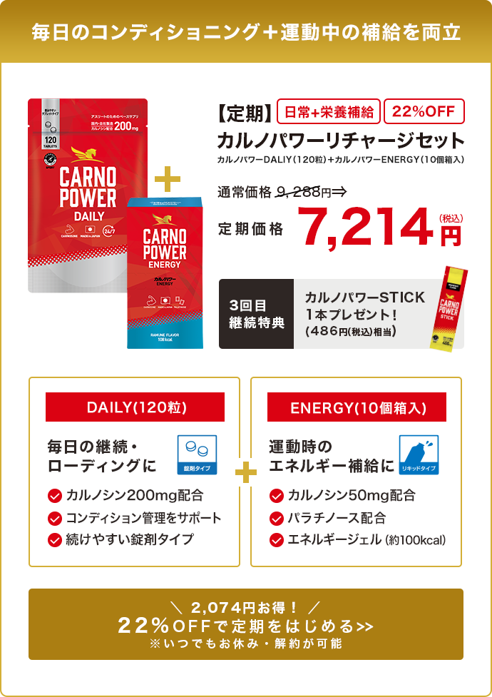 カルノパワー リチャージセット