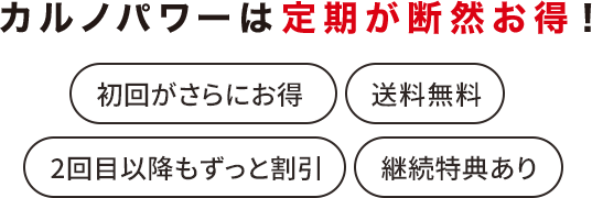 初回限定お得な定期コース