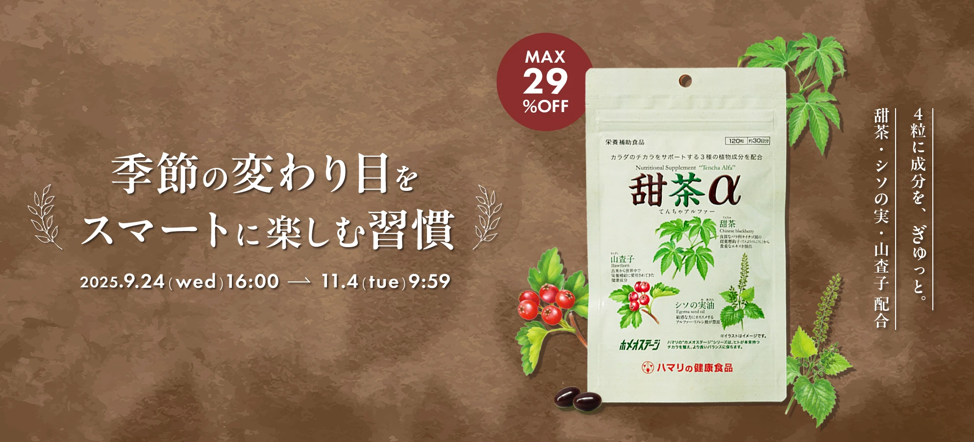 季節の変わり目をスマートに楽しむ新習慣　MAX27%OFF