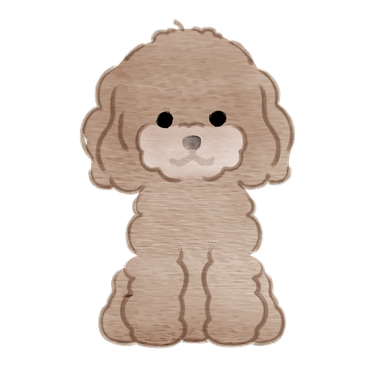社員犬チェリーちゃんのイラスト