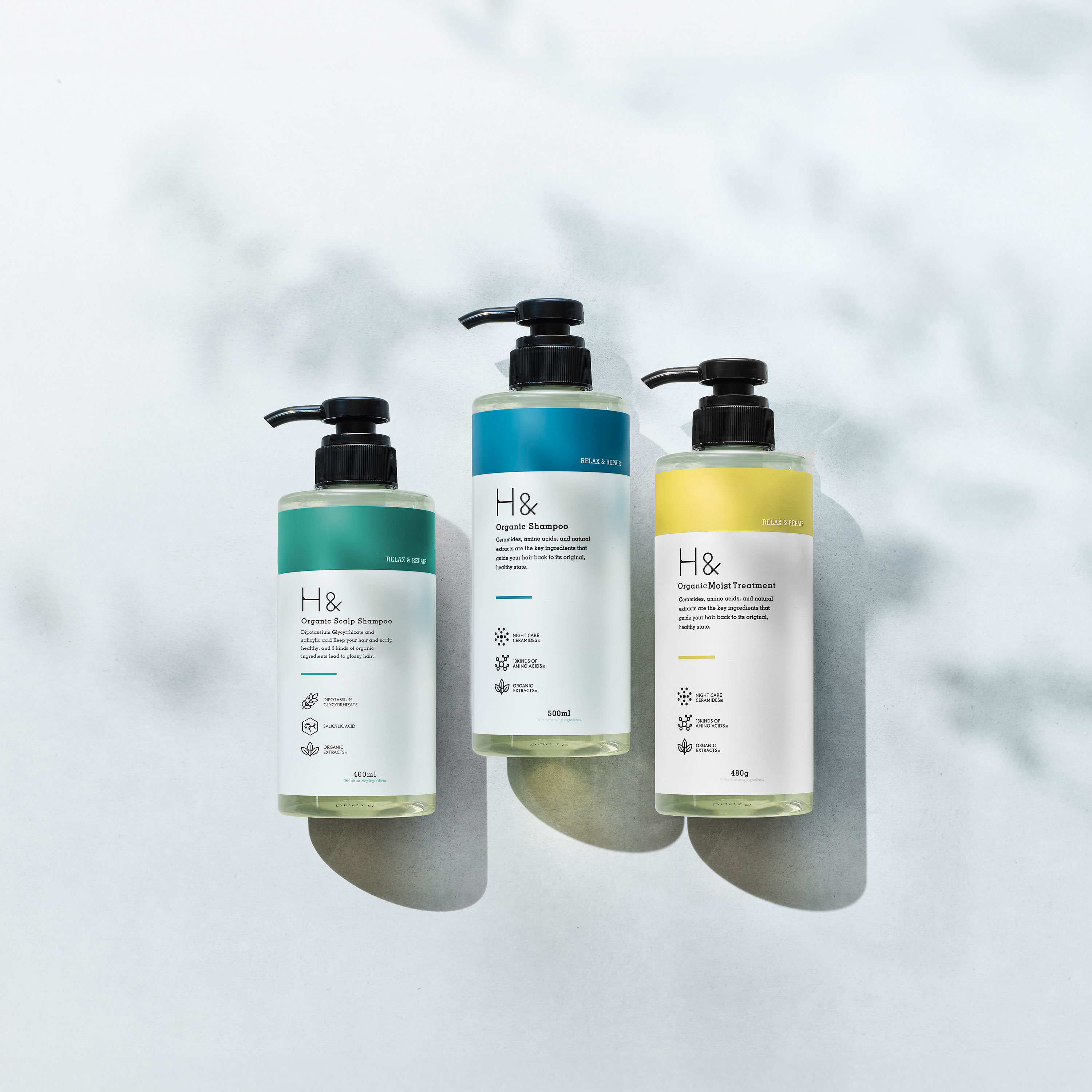  H& 〔アッシュアンド〕 シャンプー＆トリートメントセット タイプをお選びください: スムース