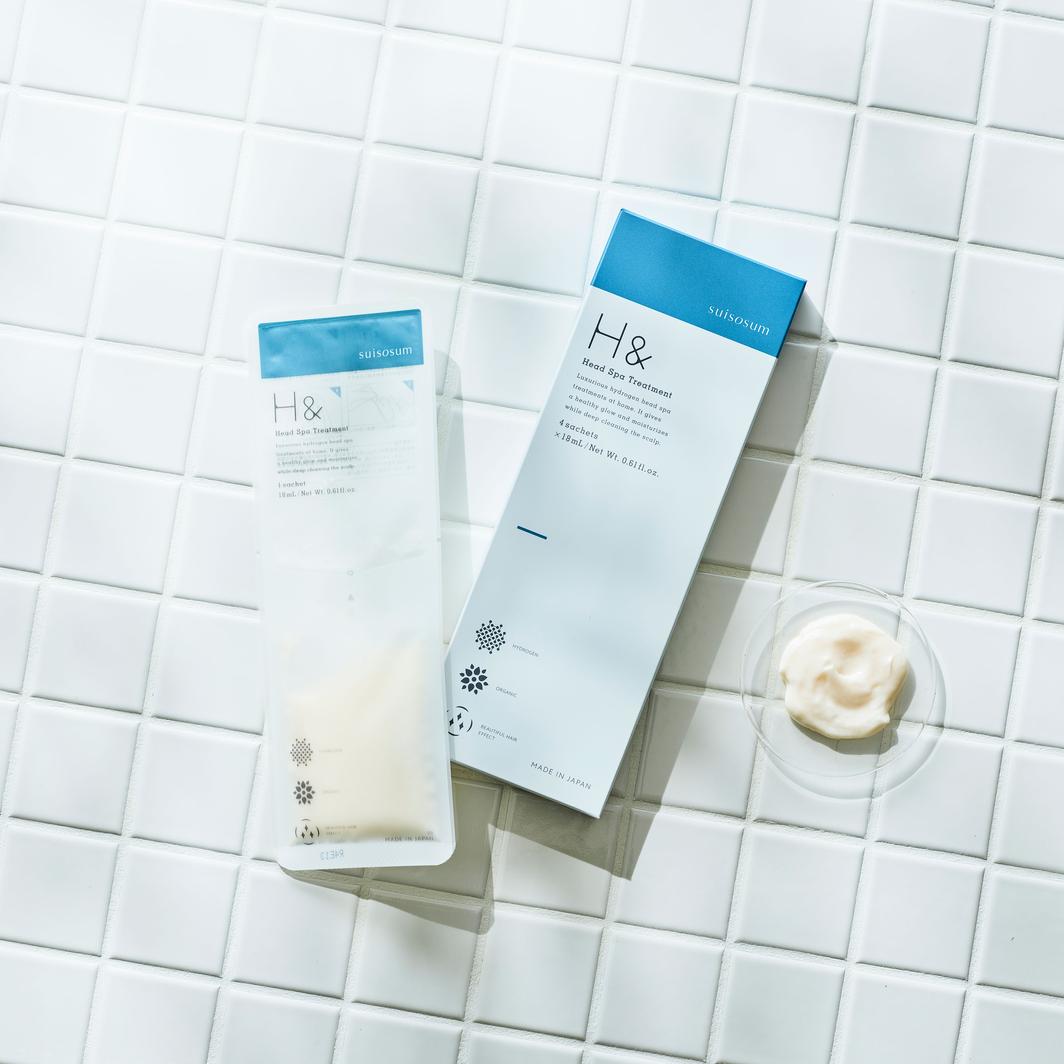  H& 〔アッシュアンド〕水素ヘッドスパトリートメント 枚数をお選びください: 1枚入り