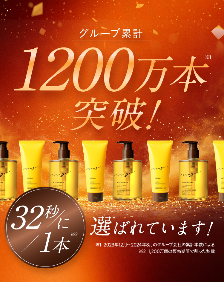 ナノ浸透美容液のシャンプーがついに