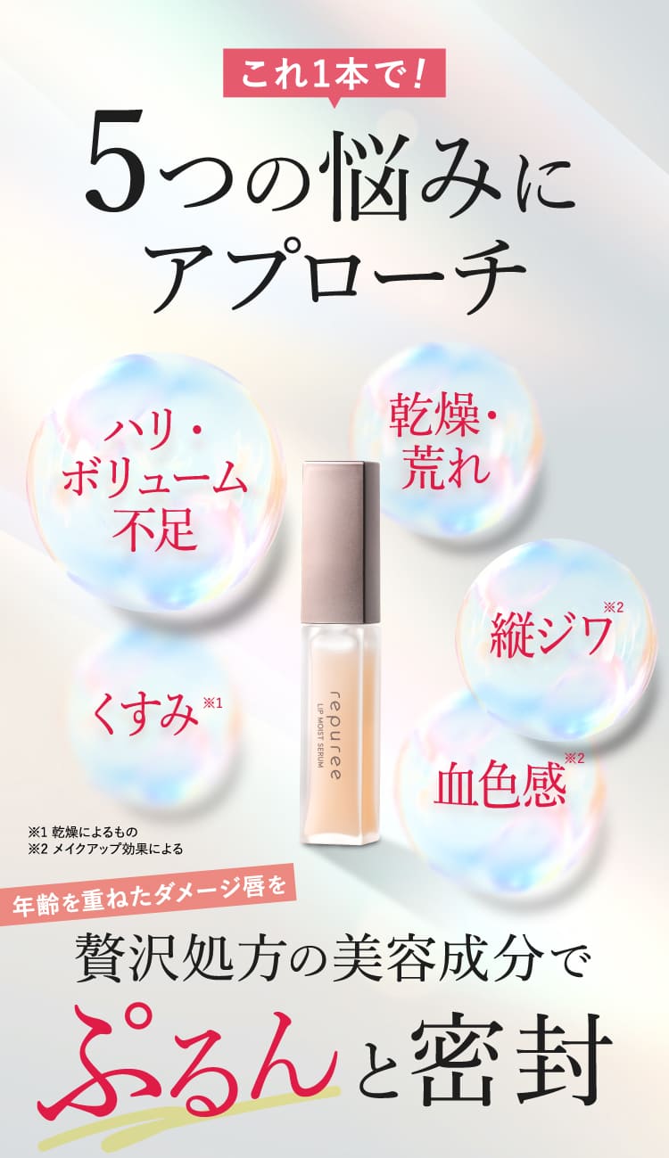 5つの悩みにアプローチ