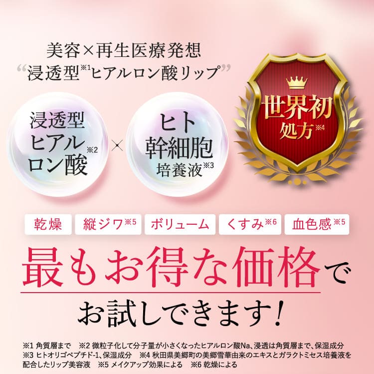 最もお得な価格でお試しできます！