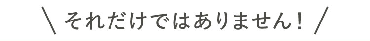 それだけではありません