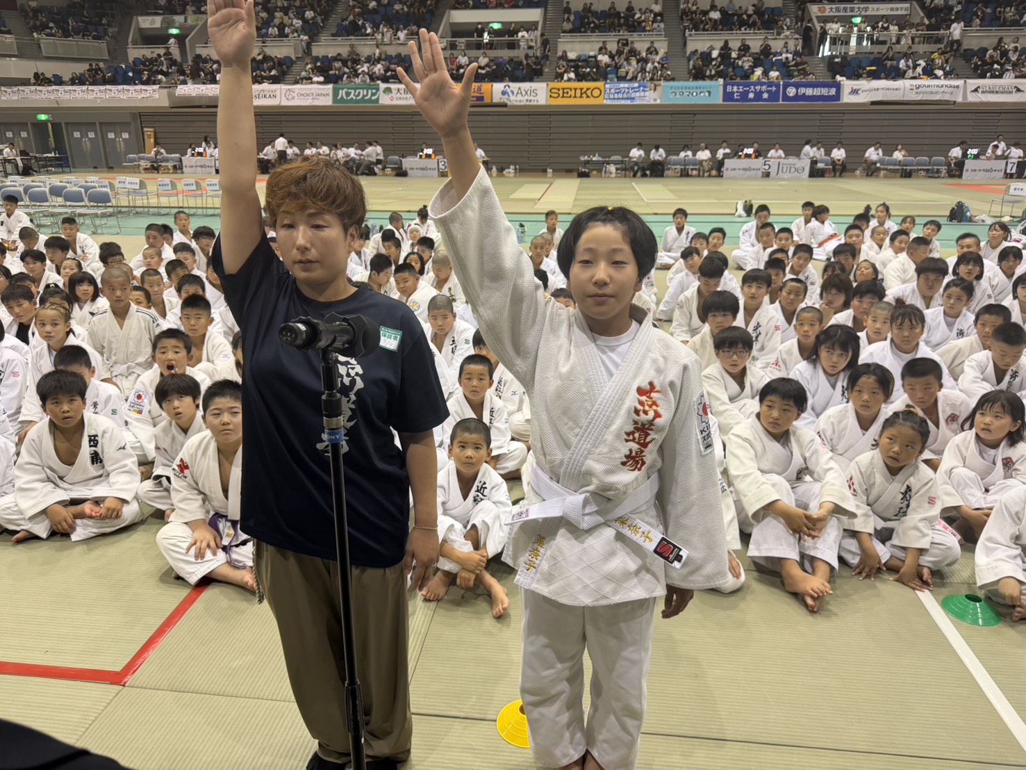 第16回スポーツひのまるキッズ近畿小学生柔道大会 選手宣誓