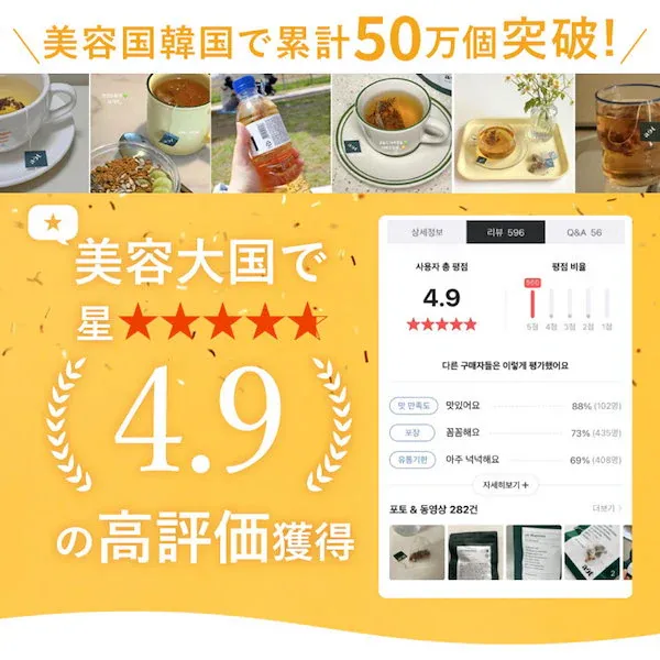NATURIA 韓国美容茶 燃やすRED