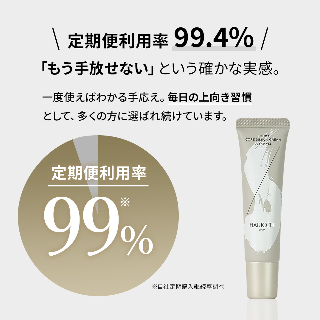 【店舗限定 定期便】L Shot コアデザインクリーム