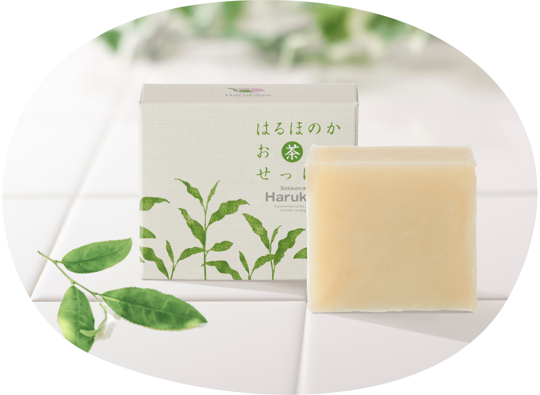 画像：お茶せっけん