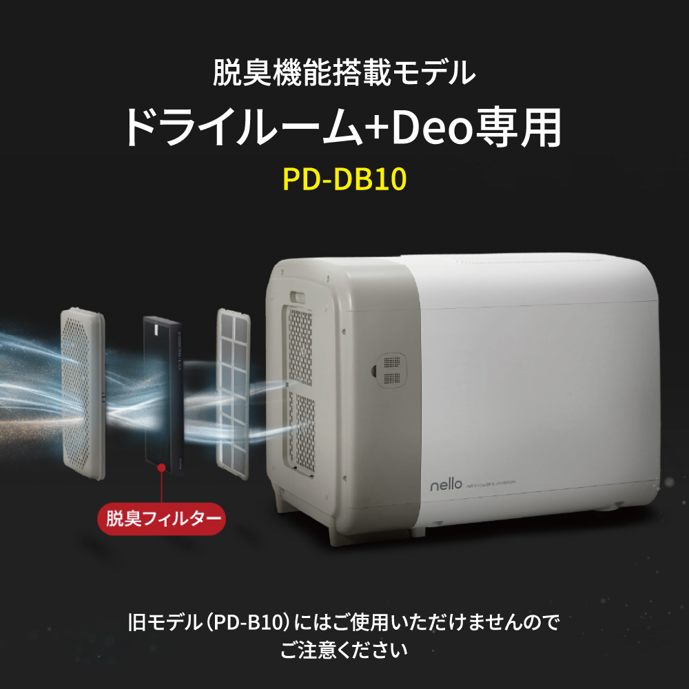 交換用 脱臭フィルター［nello ペットドライルーム専用］ 活性炭