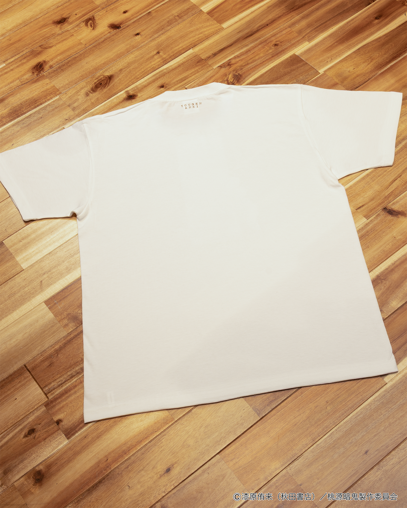 原画アートＴシャツ （桃寺神門）ホワイト サイズ: M