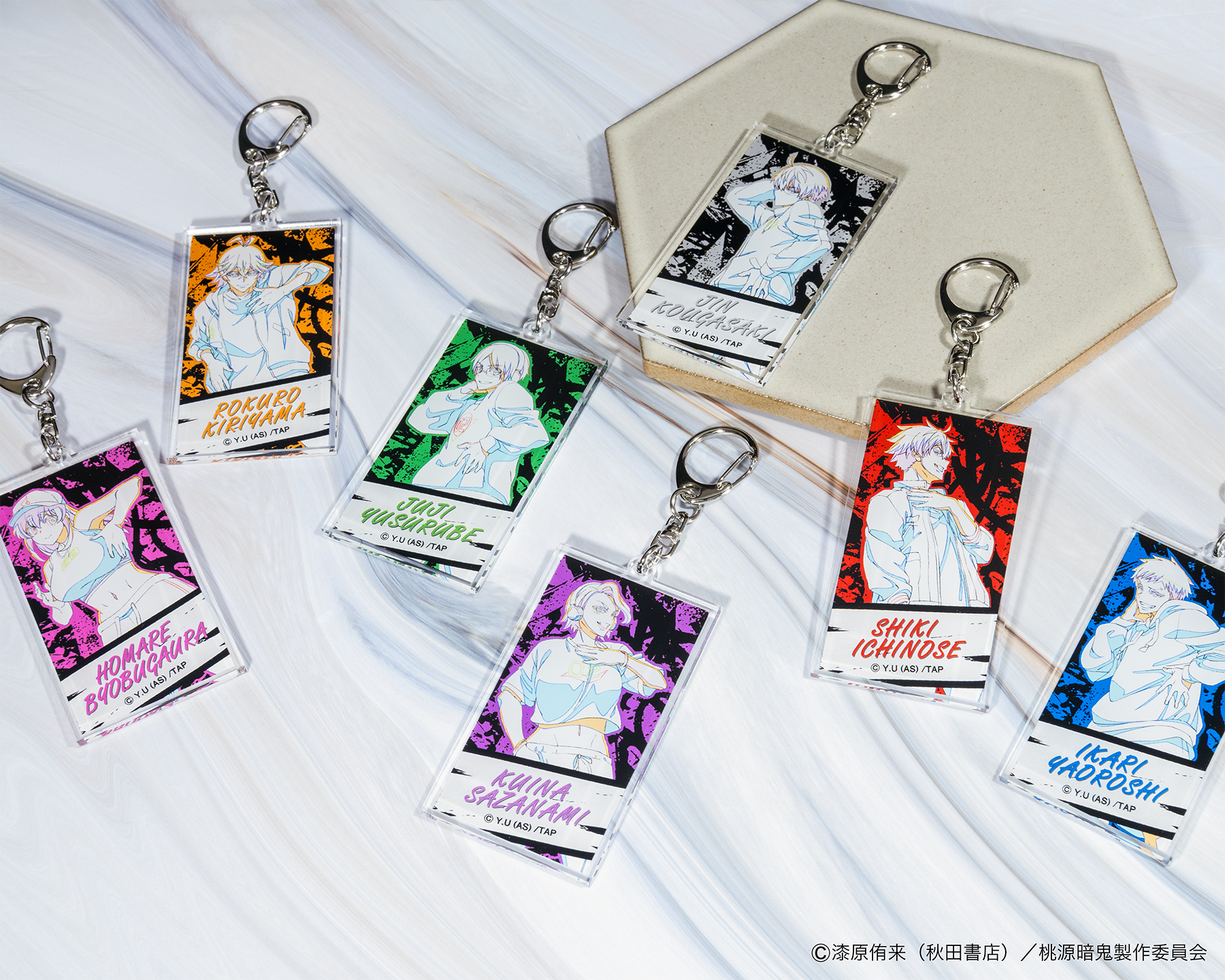 【単品】トレーディング アクリルキーホルダー 原画ver.　（全7種ランダム）
