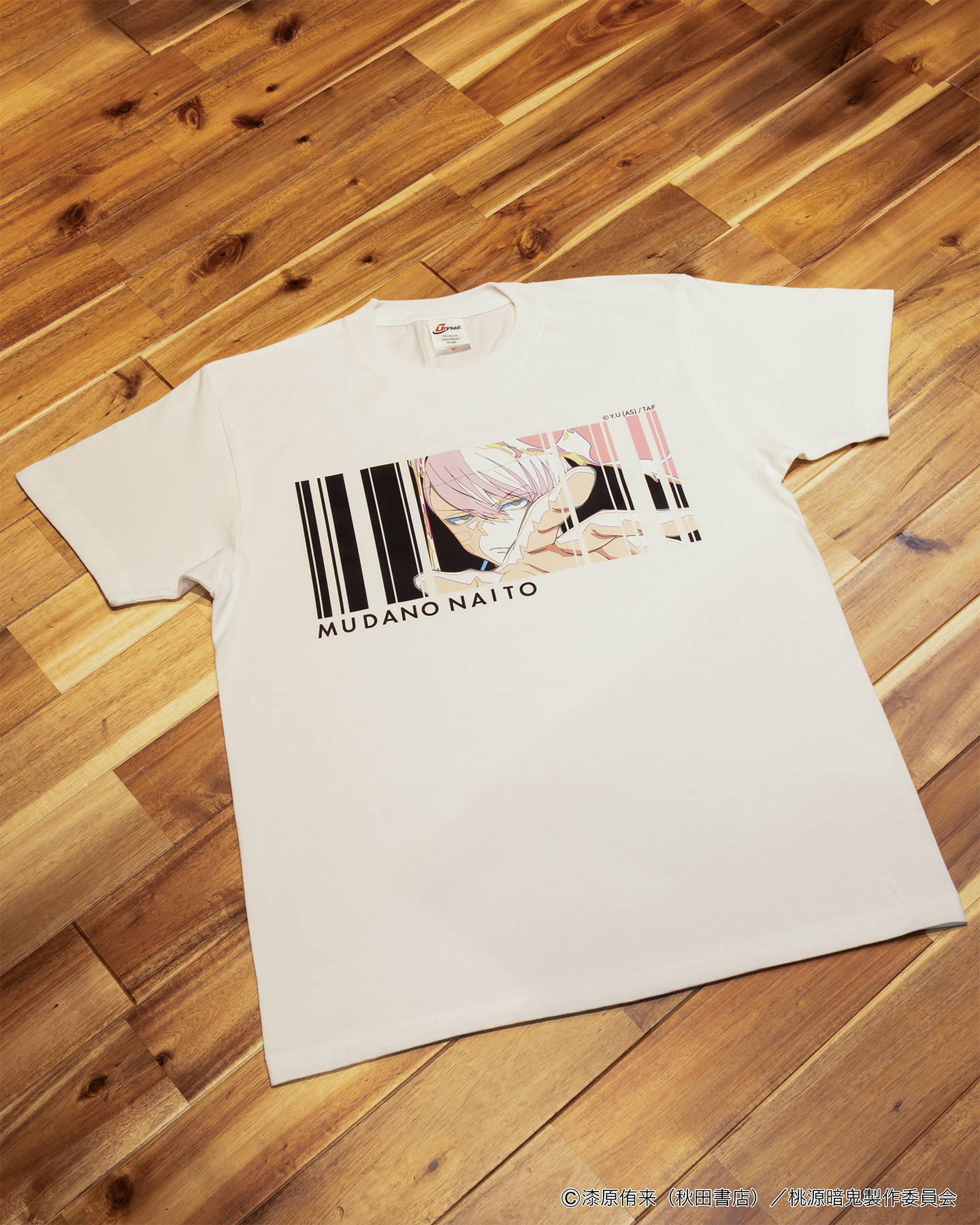 原画アートTシャツ（無陀野無人）ホワイト