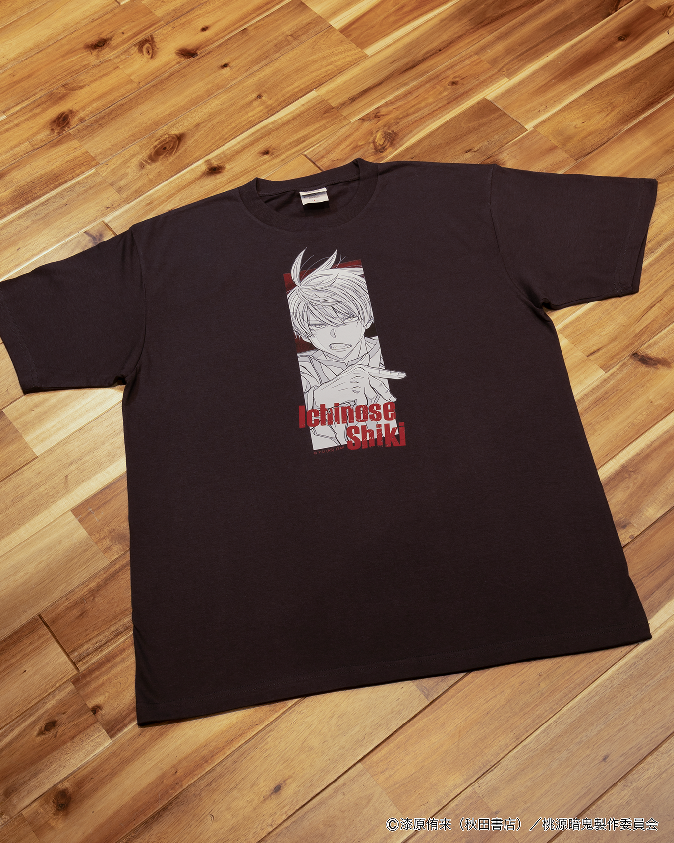 原画アートTシャツ（一ノ瀬四季）チャコール