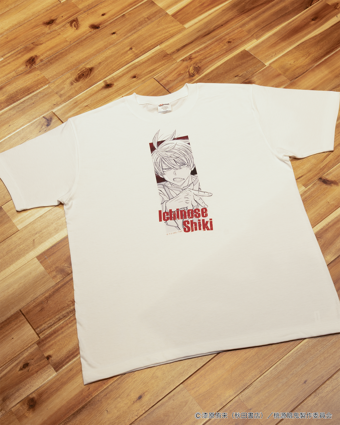 原画アートTシャツ（一ノ瀬四季）ホワイト