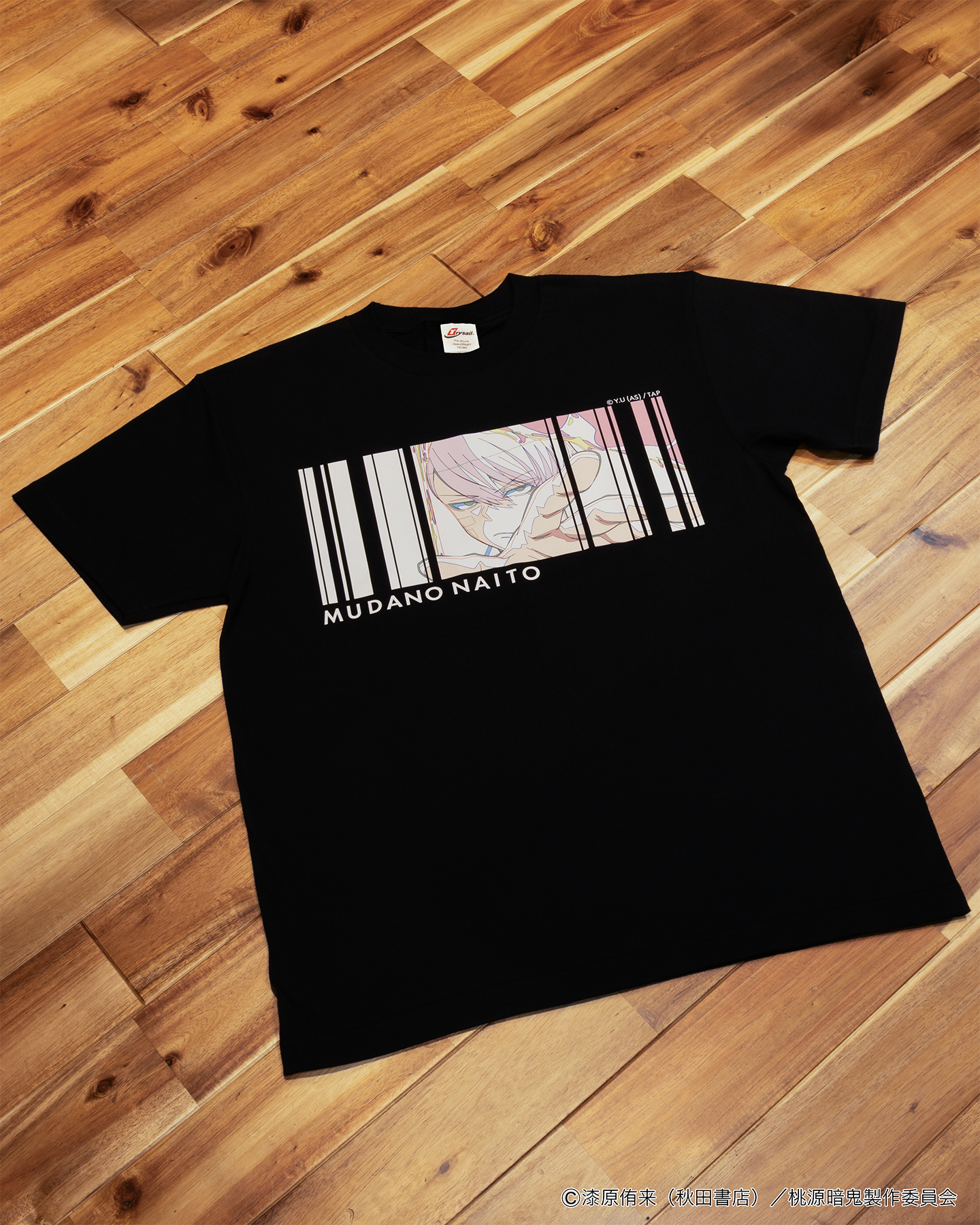 原画アートTシャツ（無陀野無人）ブラック サイズ: M