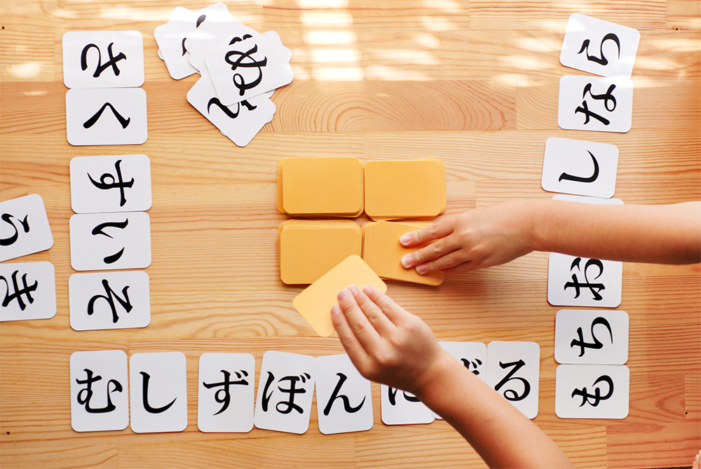 カード版で遊んでいる様子