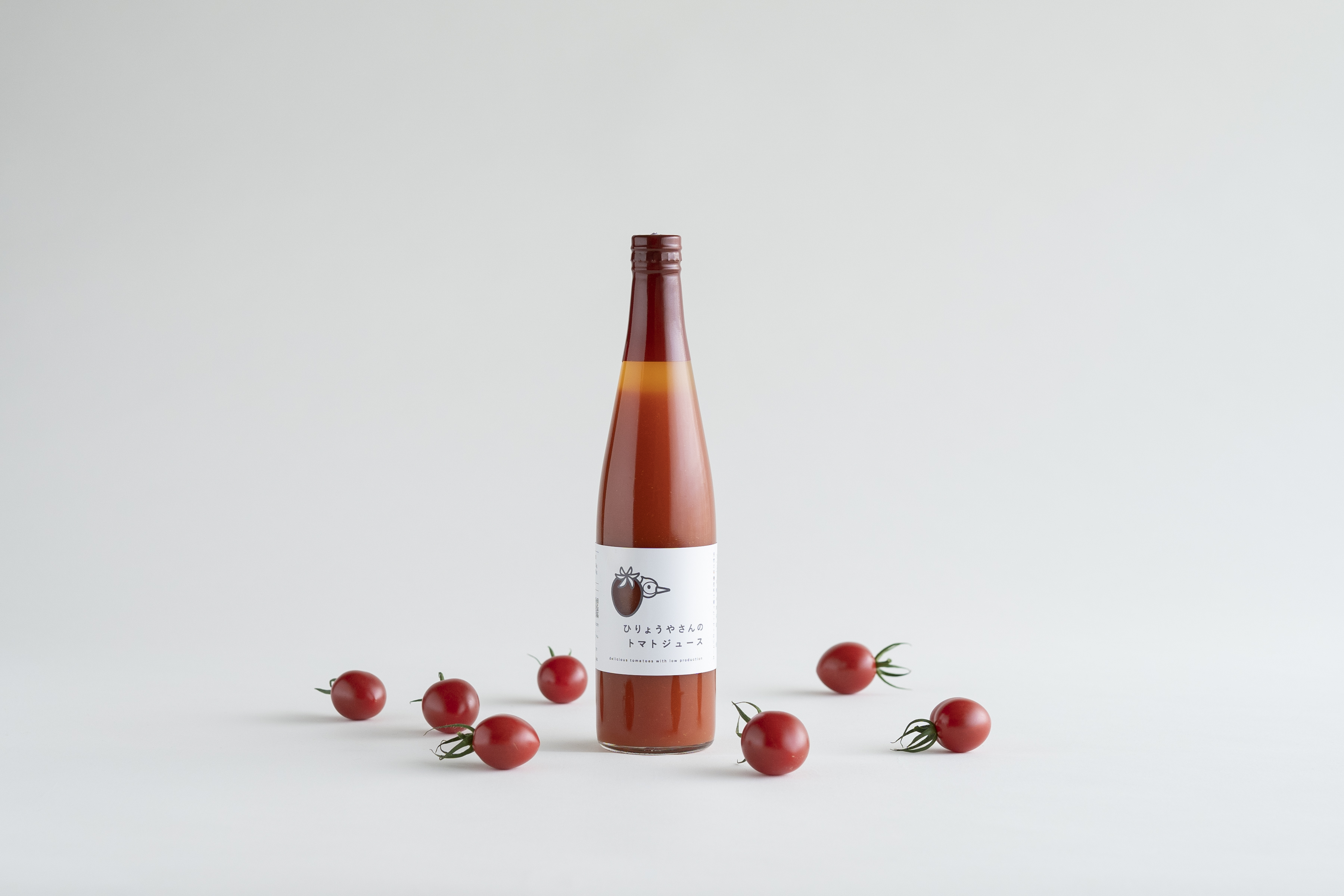 ひりょうやさんのミニトマトジュース　500ml × 1本