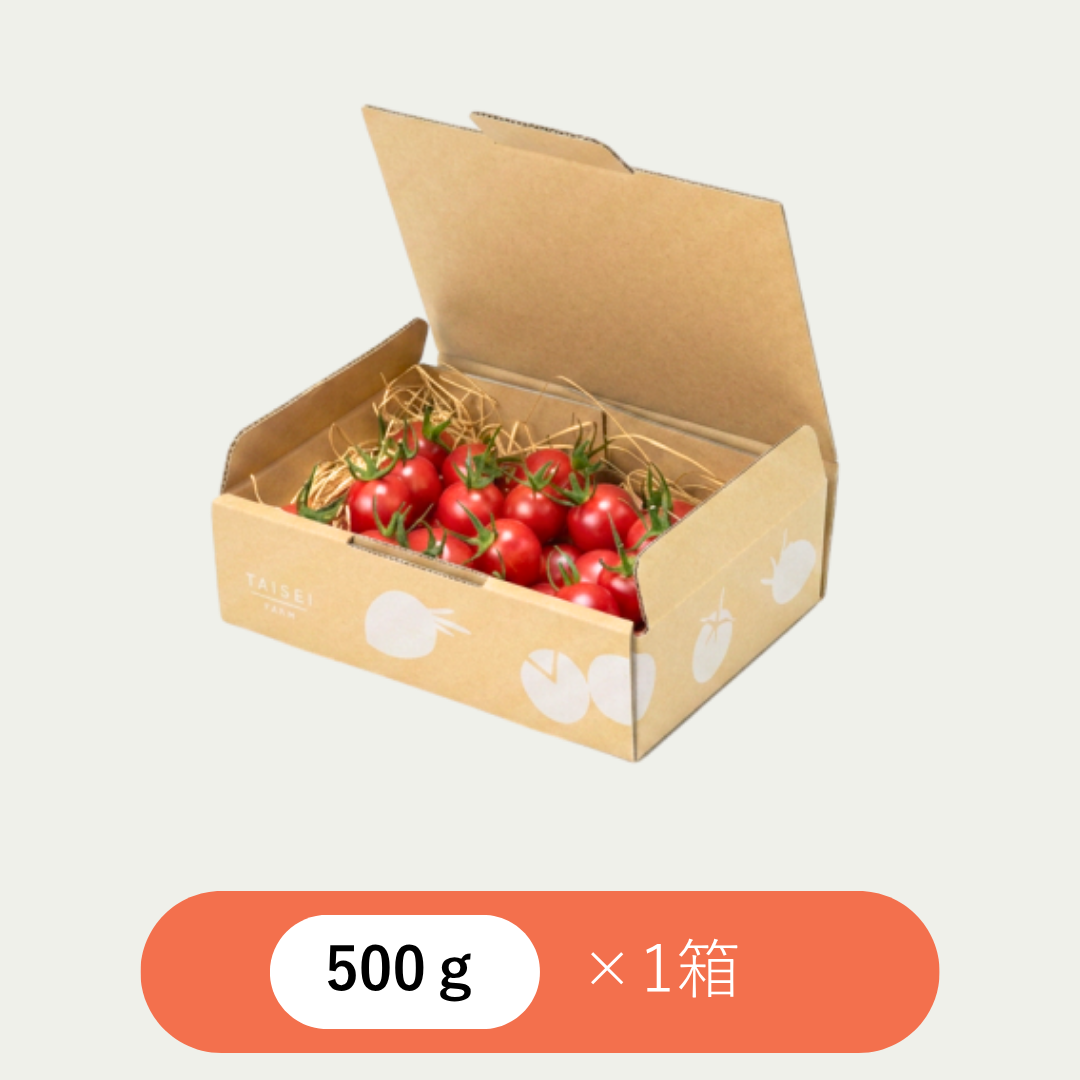 ひりょうやさんのトマト 500g × 1箱