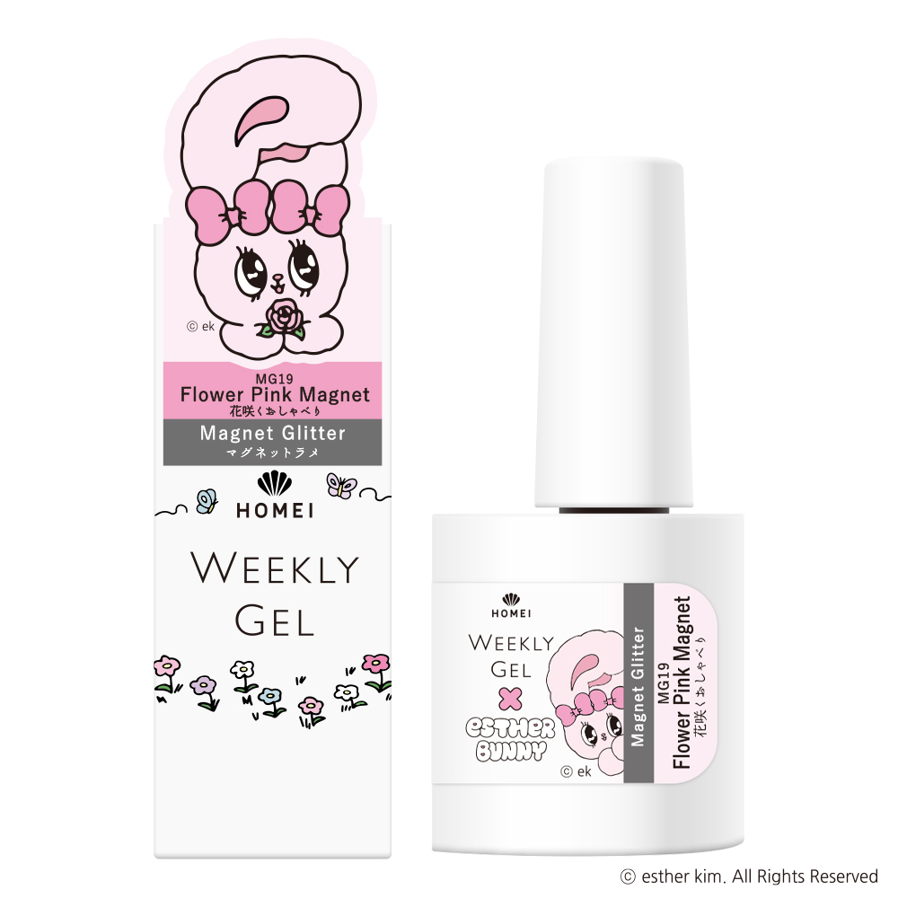 HOMEI ウィークリージェル MG19 Flower Pink Magnet (フラワーピンク
