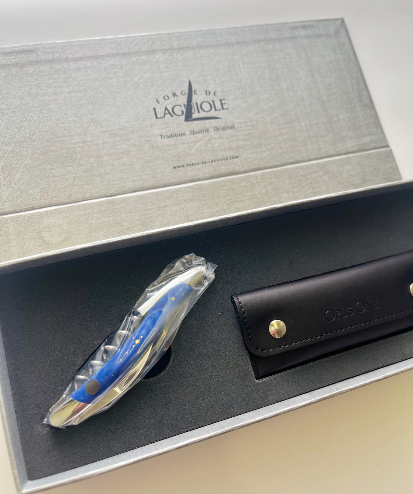 オーパスワン2018&オリジナルソムリエナイフ（青）セット