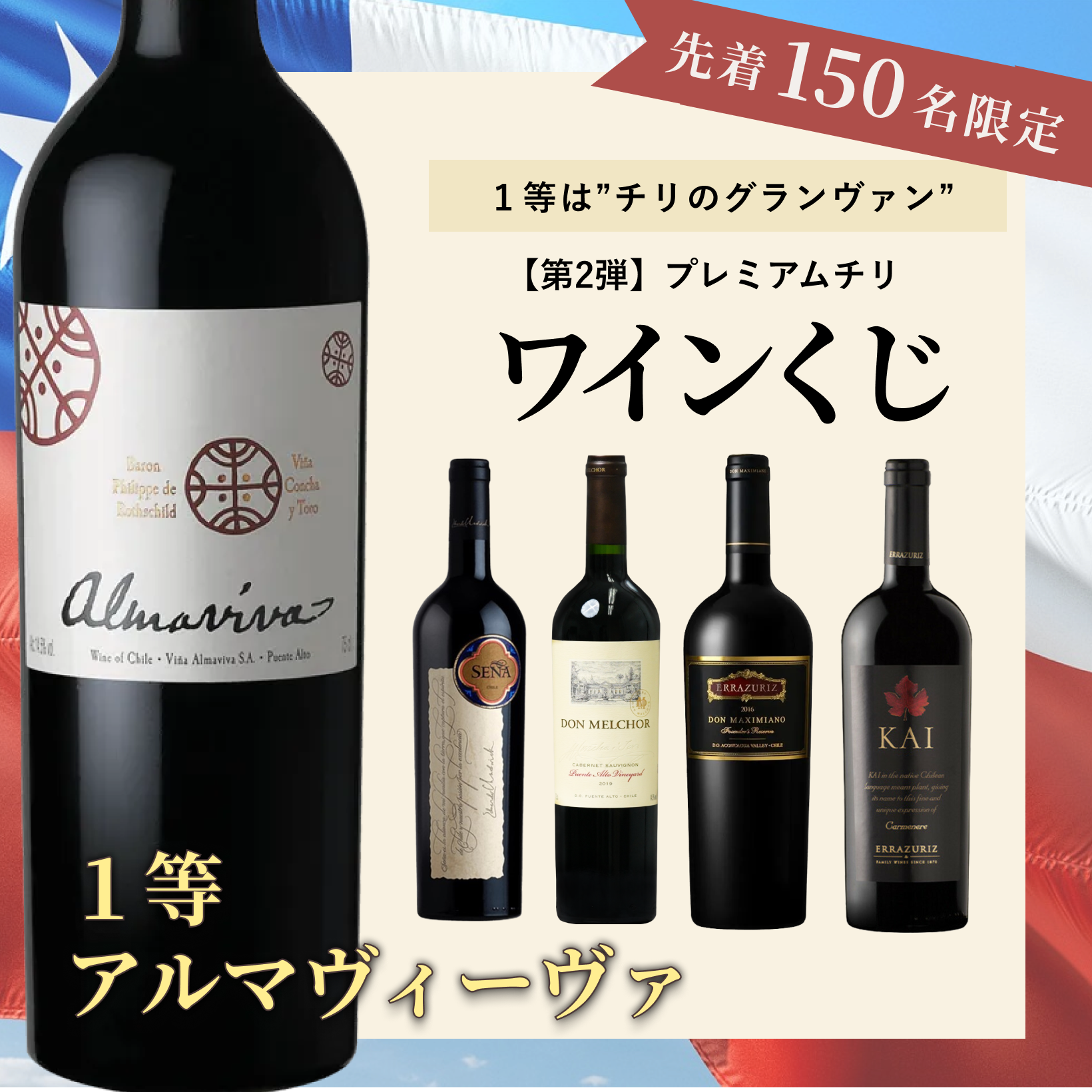 チリワインくじ【ホームワインプログラム会員様】