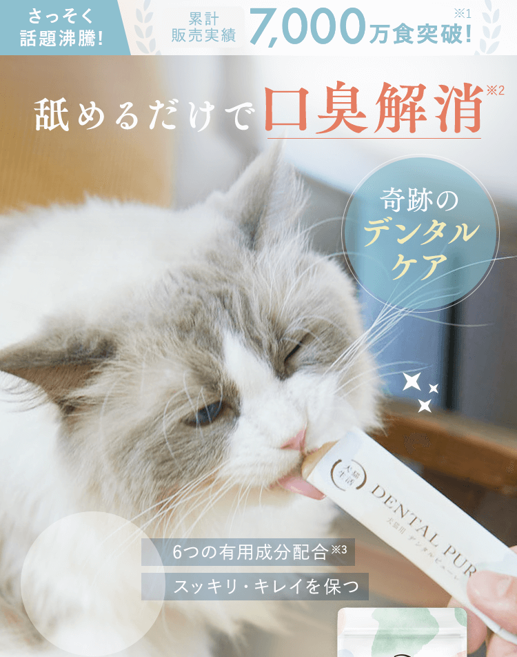 舐めるだけで口臭解消