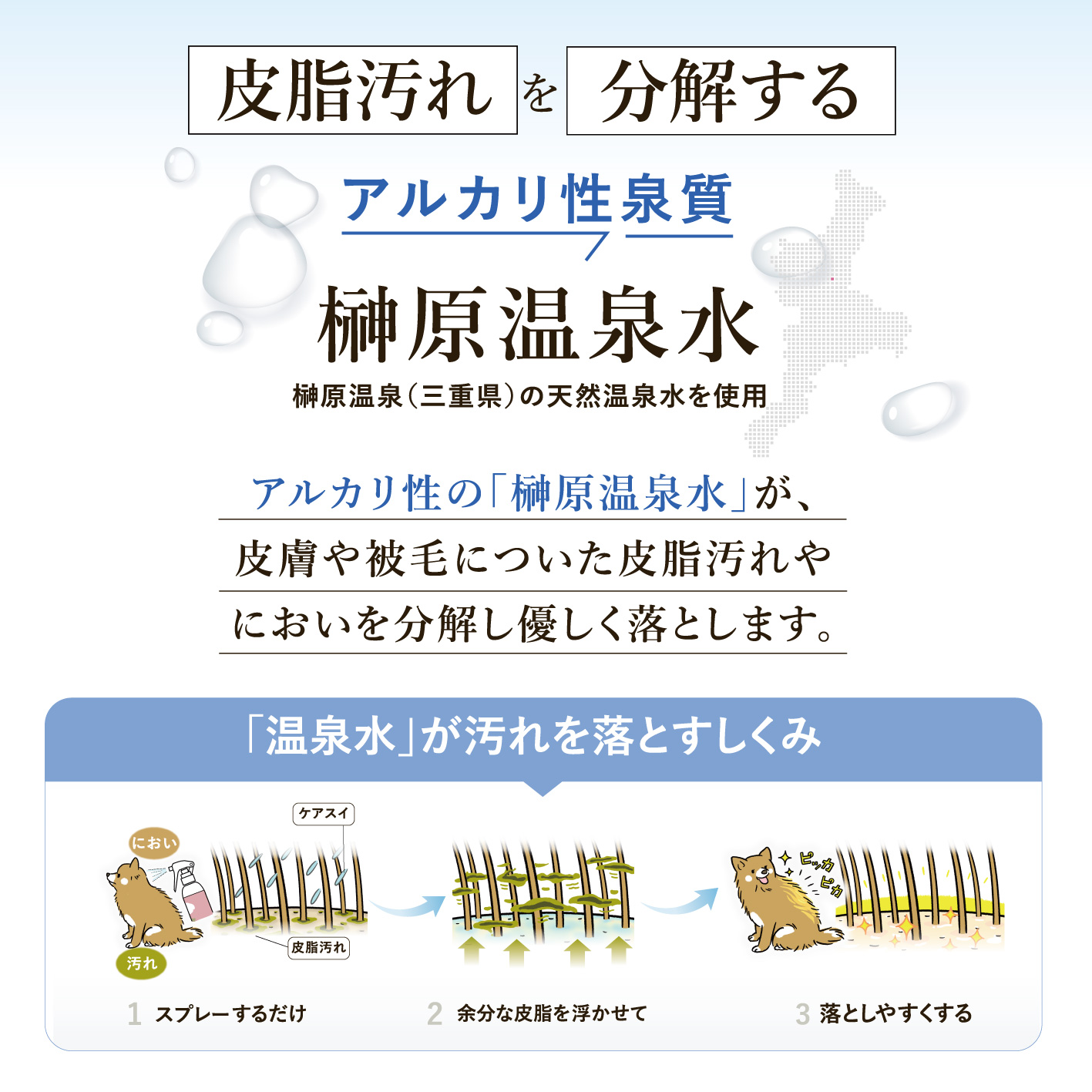 CARESUI®　グルーミングスプレー300mL /: 無香料1本