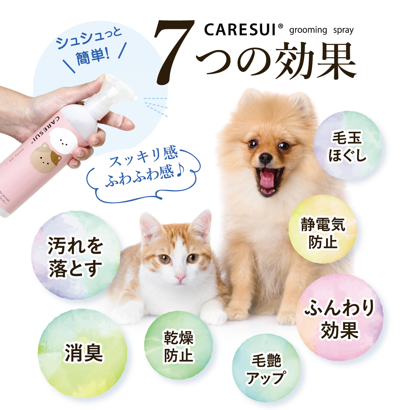 CARESUI®　グルーミングスプレー300mL /: 無香料1本