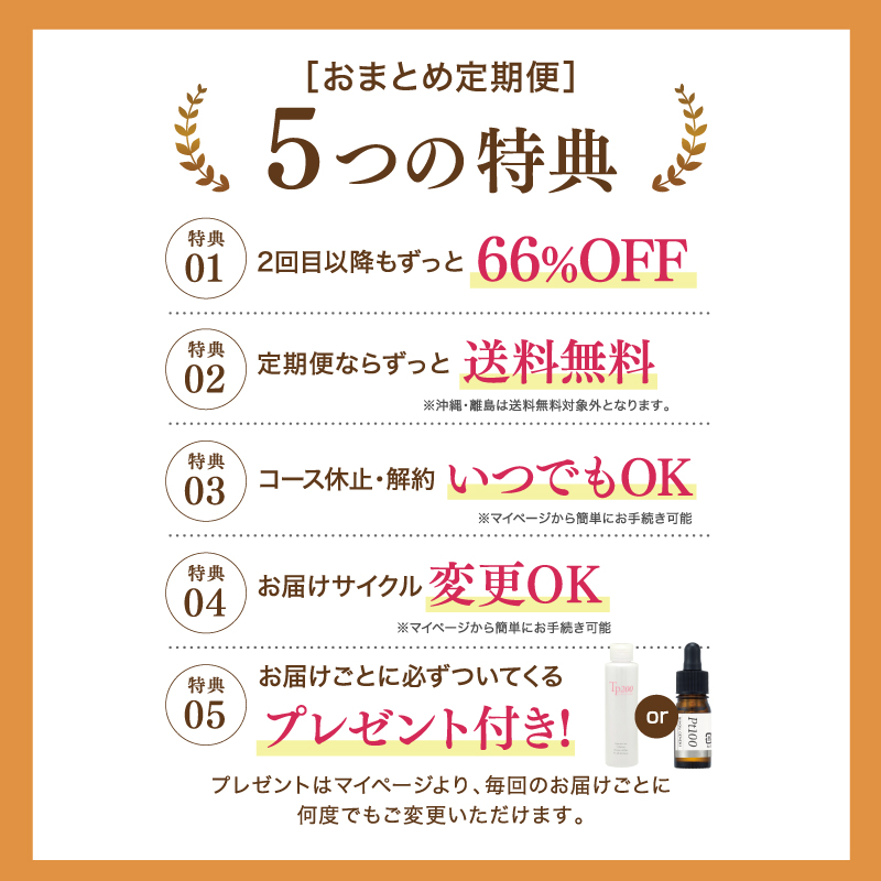 定期　Tp200　6セット /: 6箱 ＋ 化粧水付