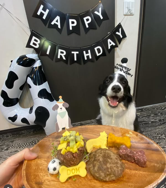 DOMくんのお誕生日プレート