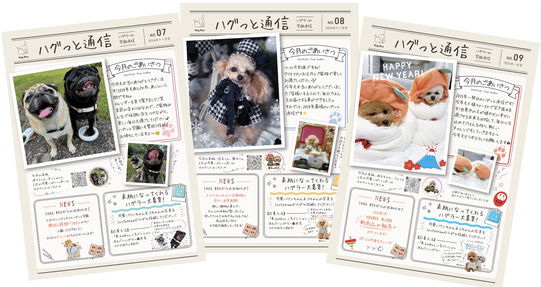 歴代カバーハグラーの表紙一覧