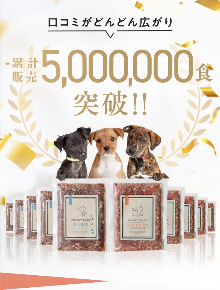 累計販売500万食突破