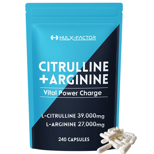 【単発】ハルクファクター シトルリン＋アルギニン 240粒