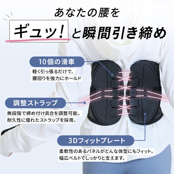 ハルクファクター 腰 サポーター ベルト