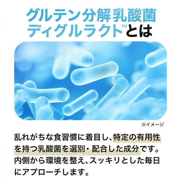 《定期》ハルクファクター GL-CUT グルテン分解乳酸菌 ディグルラクト 120粒