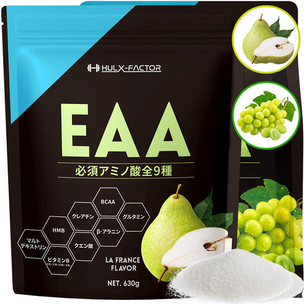【2袋セット】ハルクファクター オールインワン 配合 EAA 630g×2袋