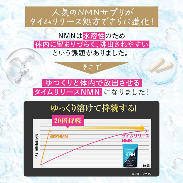 《定期》ハルクファクター タイムリリース NMN 9300 62粒