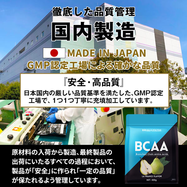 《定期》ハルクファクター BCAA 500g