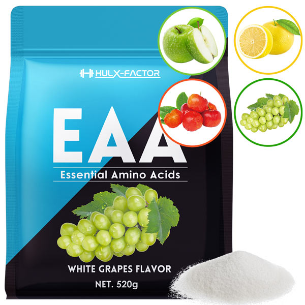 HULX-FACTOR EAA アセロラフレーバー 520g Amazon | EAA 人工甘味料不使用 アセロラ風味 ハルクファクター
