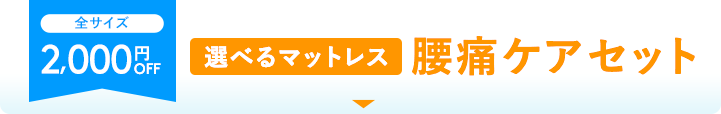 選べるマットレス腰痛ケアセット