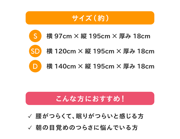 サイズ（約）/こんな方におすすめ！