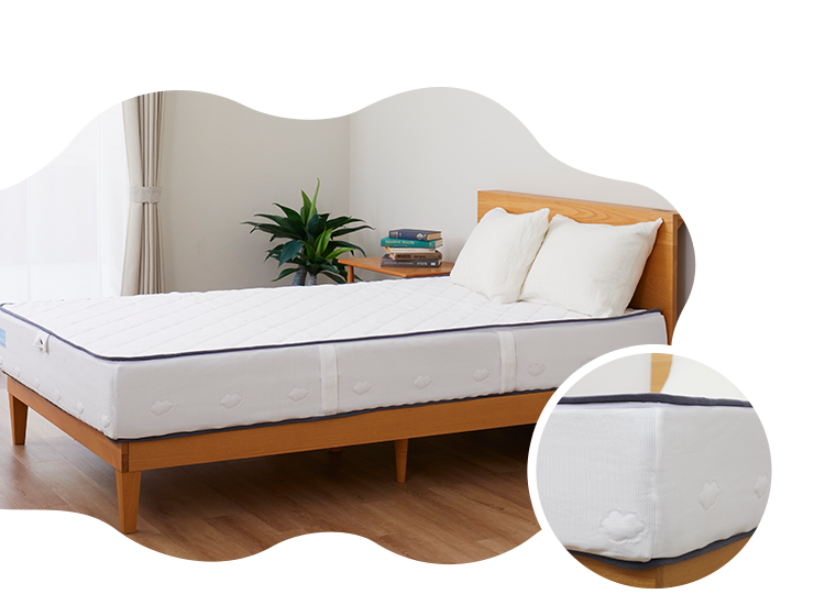 振動吸収力も備え、快眠へ導く
